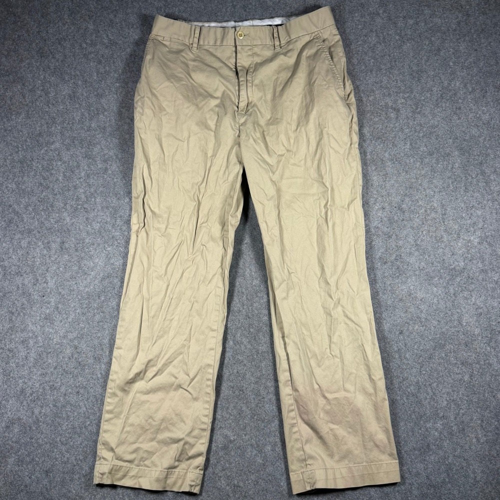 Polo Golf Ralph Lauren Pants Mens 31x28 Tan Khaki‎ Chino Cotton Stretch Trousers